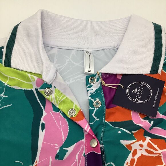 The Bubble Womens Becca Polo‎ Tank Top Size Medium NWT - Picture 6 of 9